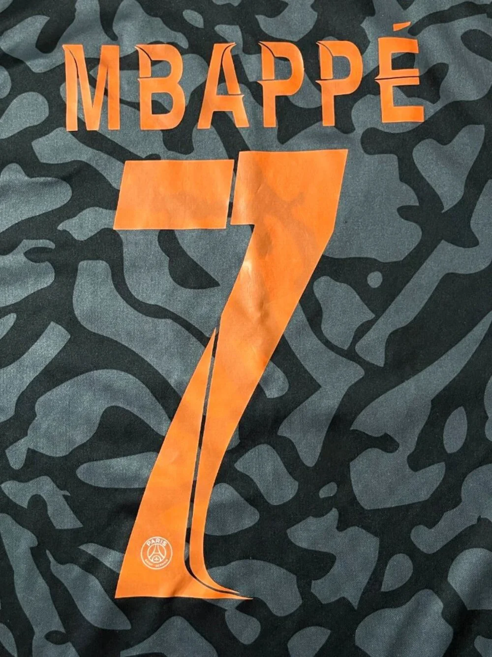 2023/24 PSG Authentic Third UCL Jersey #7 Mbappe XXL RARE 3rd